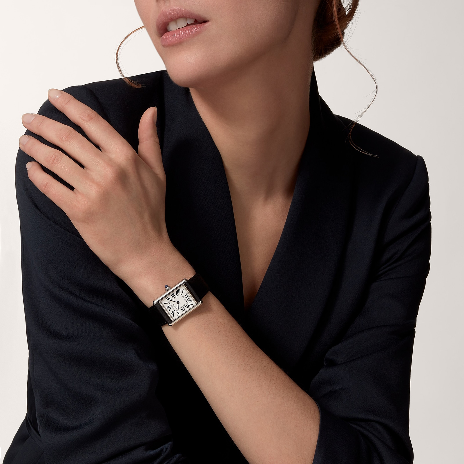 Cartier Tank Must, Large Model, Quartz Movement, Steel, Leather Cartier Tank Must, Large Model, Quartz Movement, Steel, Leather