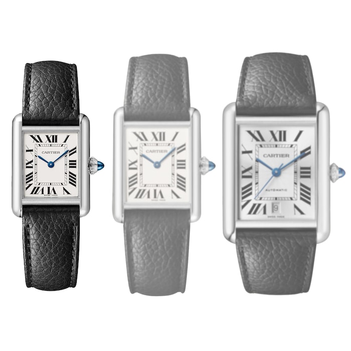 Cartier Tank Must, Small Model, Quartz Movement, Steel, Leather