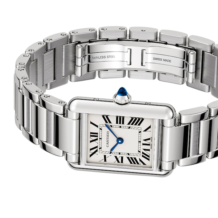 Cartier Tank Must, Small Model, Quartz Movement, Steel 29.5mm X 22mm