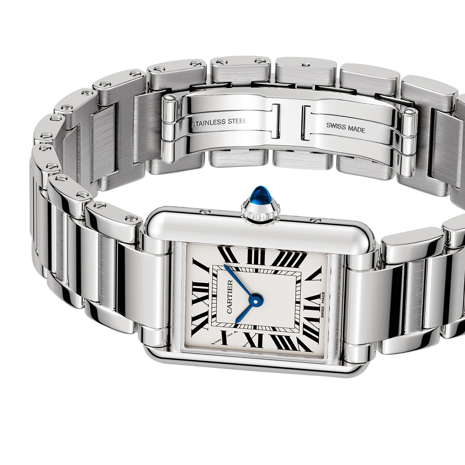 Cartier Tank Must, Small Model, Quartz Movement, Steel 29.5mm X 22mm