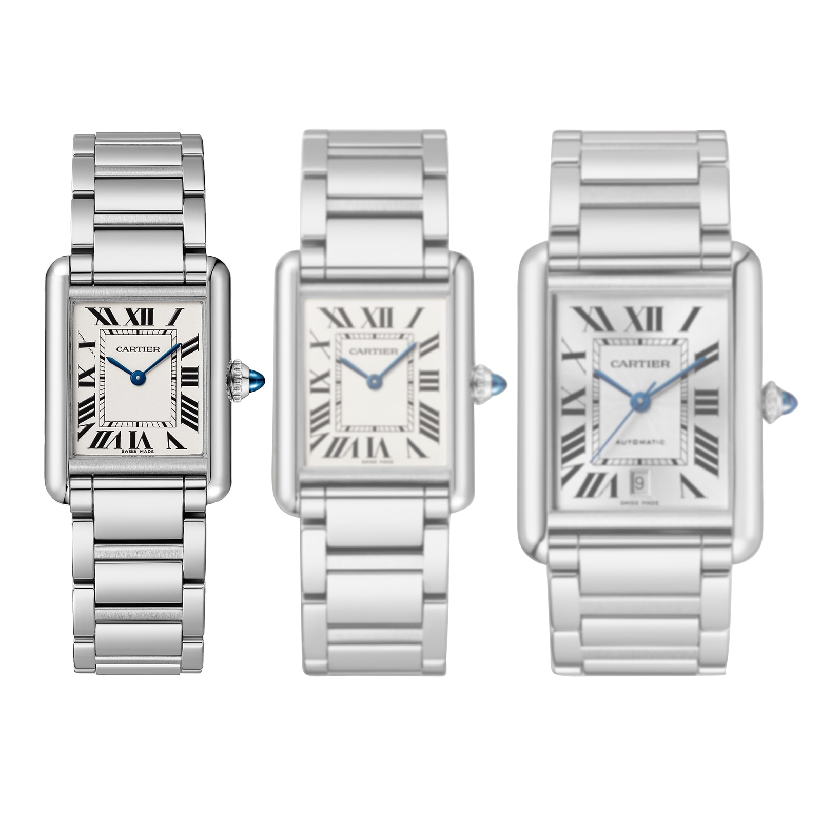 Cartier Tank Must, Small Model, Quartz Movement, Steel 29.5mm X 22mm