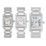 Cartier Tank Must, Small Model, Quartz Movement, Steel 29.5mm X 22mm