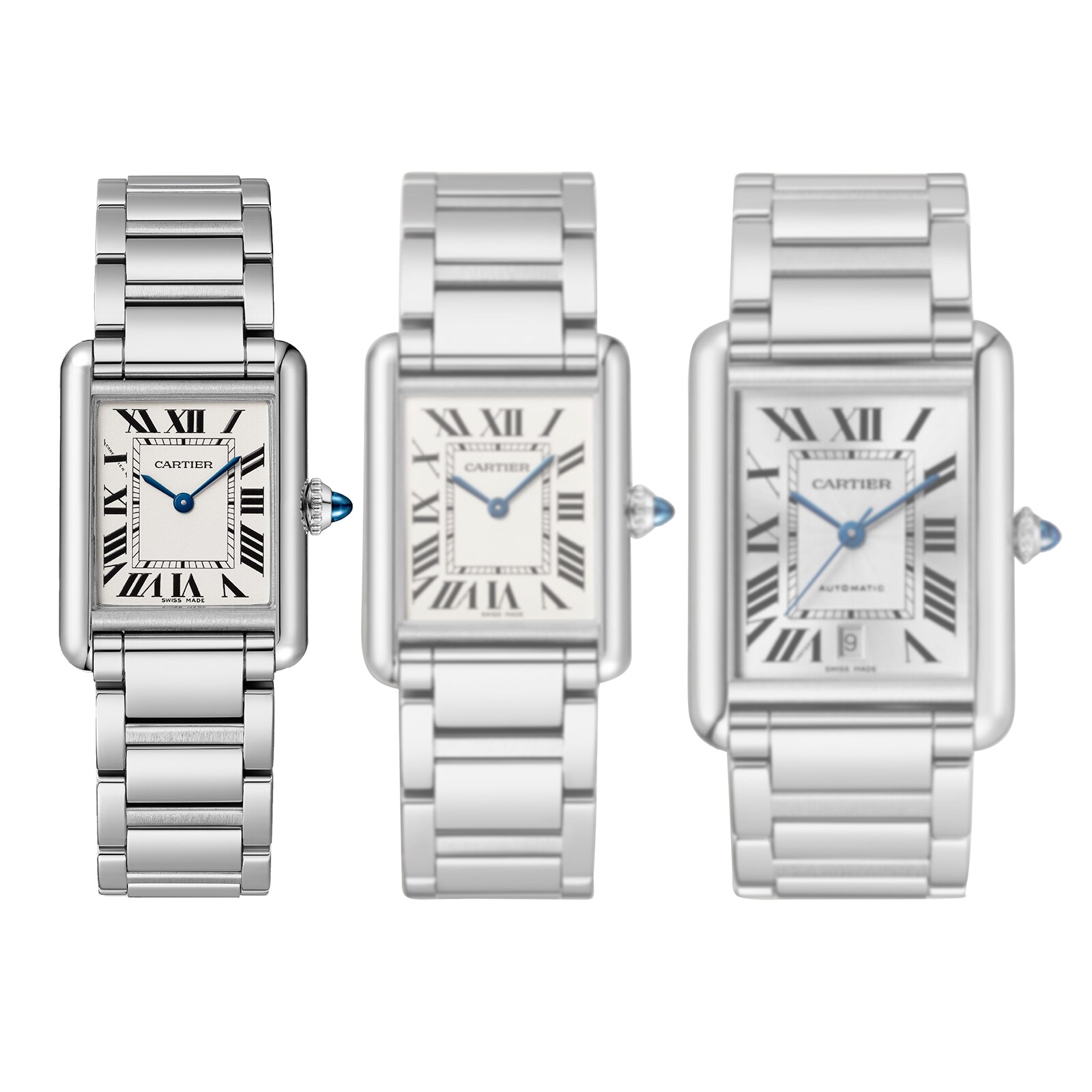 Cartier Tank Must, Small Model, Quartz Movement, Steel 29.5mm X 22mm