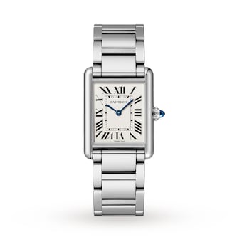 Cartier Tank Must, Large Model, Quartz Movement, Steel 33.7mm X 25.5mm
