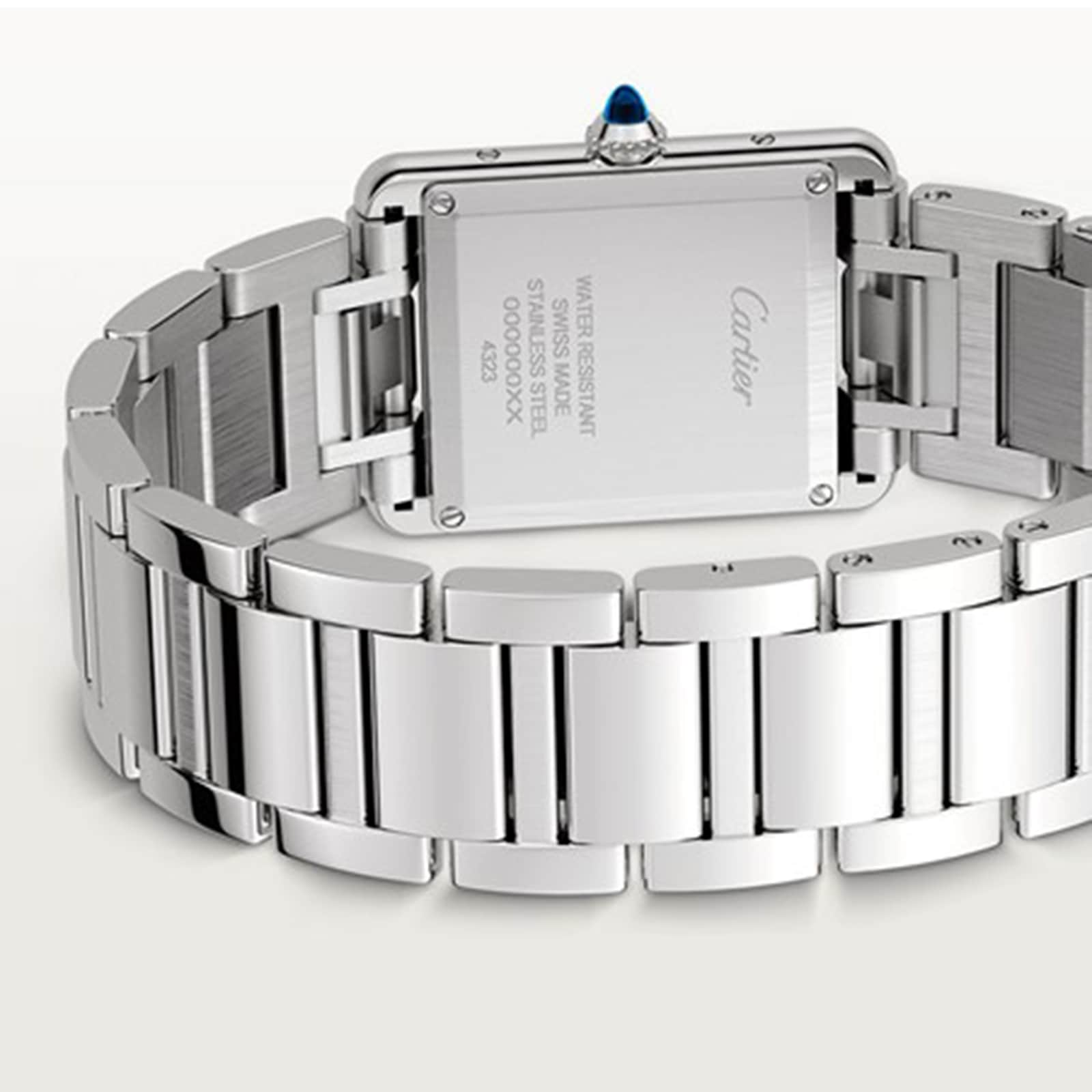 Cartier Tank Must, Large Model, Quartz Movement, Steel 33.7mm X 25.5mm