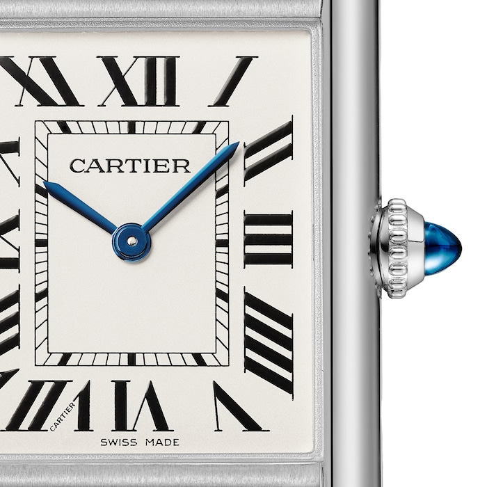 Cartier Tank Must, Large Model, Quartz Movement, Steel 33.7mm X 25.5mm