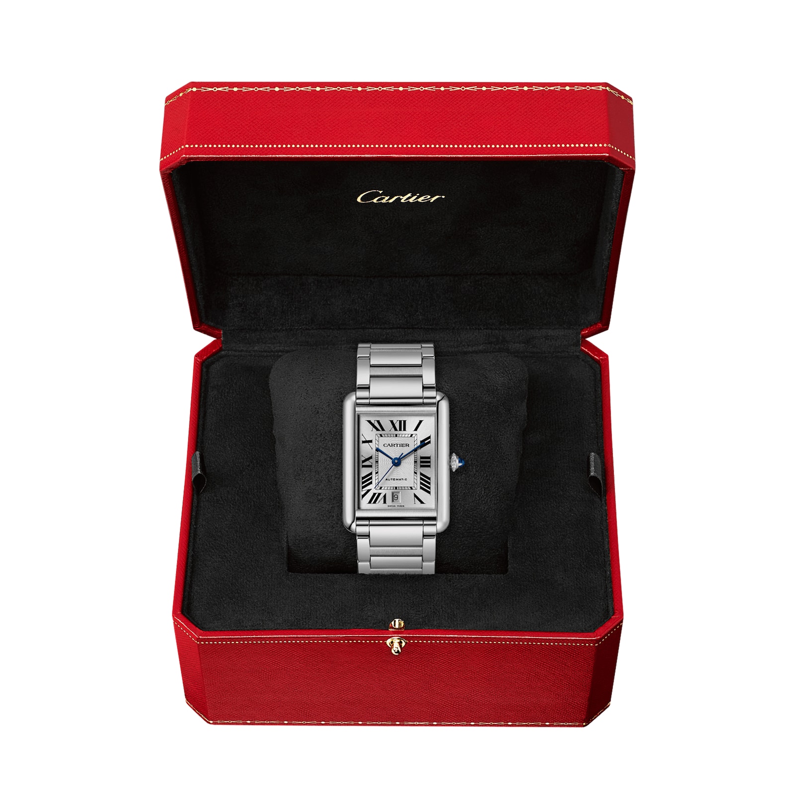 Cartier Tank Must, Extra-Large Model, Automatic Movement, Steel 41mm X 31mm