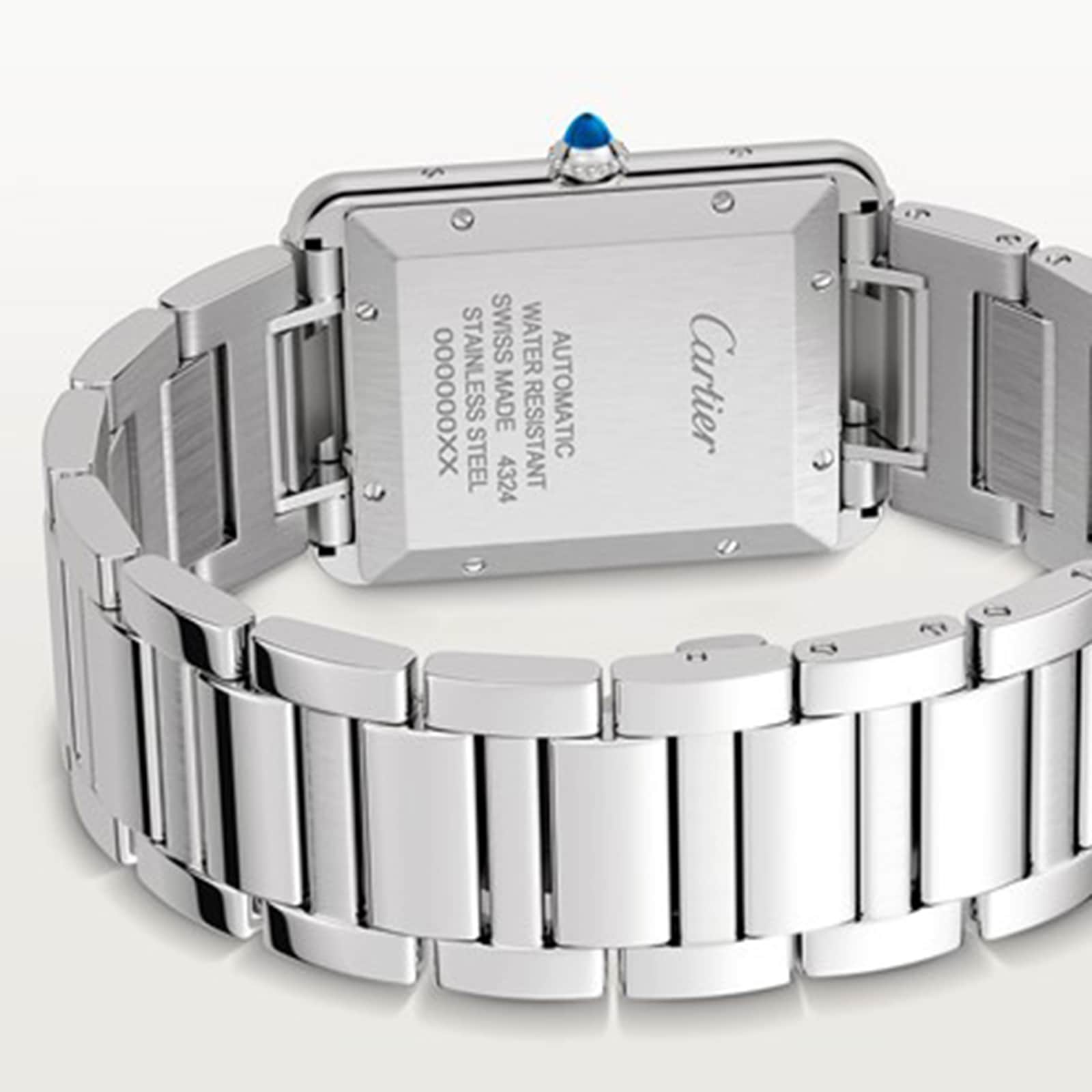Cartier Tank Must, Extra-Large Model, Automatic Movement, Steel 41mm X 31mm