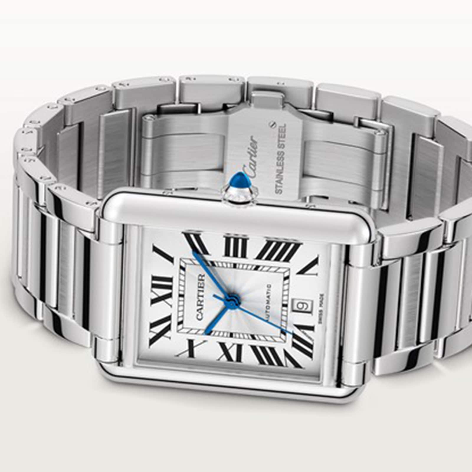 Cartier Tank Must, Extra-Large Model, Automatic Movement, Steel 41mm X 31mm Cartier Tank Must, Extra-Large Model, Automatic Movement, Steel 41mm X 31mm