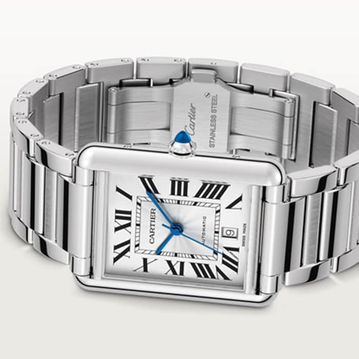 Cartier Tank Must, Extra-Large Model, Automatic Movement, Steel 41mm X 31mm