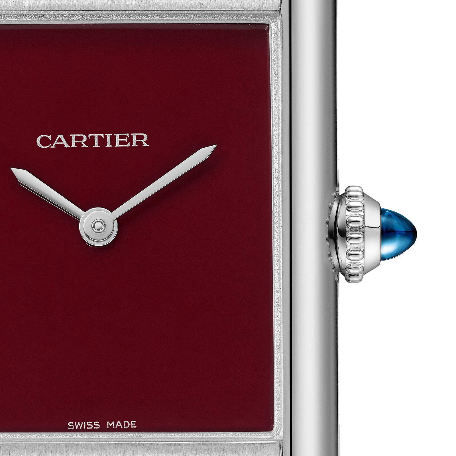 Cartier Tank Must De Cartier, Large Model, Quartz Movement, Steel, Leather Cartier Tank Must De Cartier, Large Model, Quartz Movement, Steel, Leather