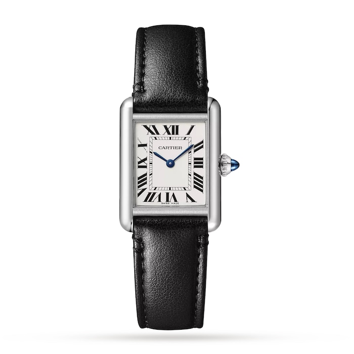 Cartier Tank Must watch, small model, photovoltaic SolarBeat™ movement. Steel case