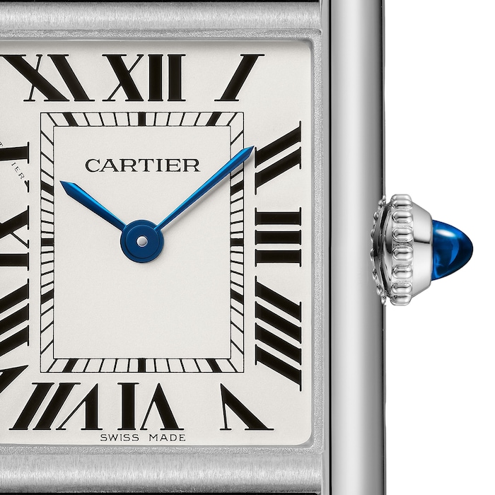 Cartier Tank Must Watch, Small Model, Photovoltaic Solarbeat™ Movement, Steel Case