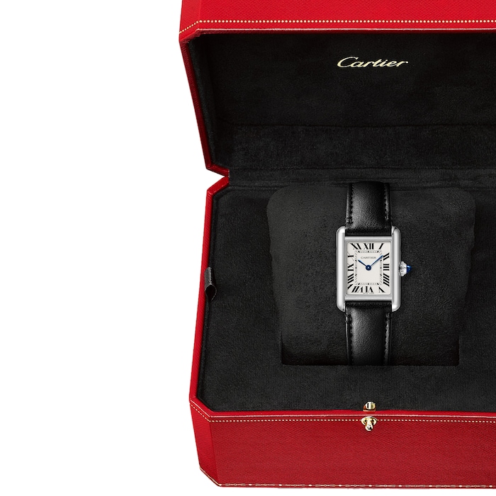 Cartier Tank Must Watch, Small Model, Photovoltaic Solarbeat™ Movement, Steel Case