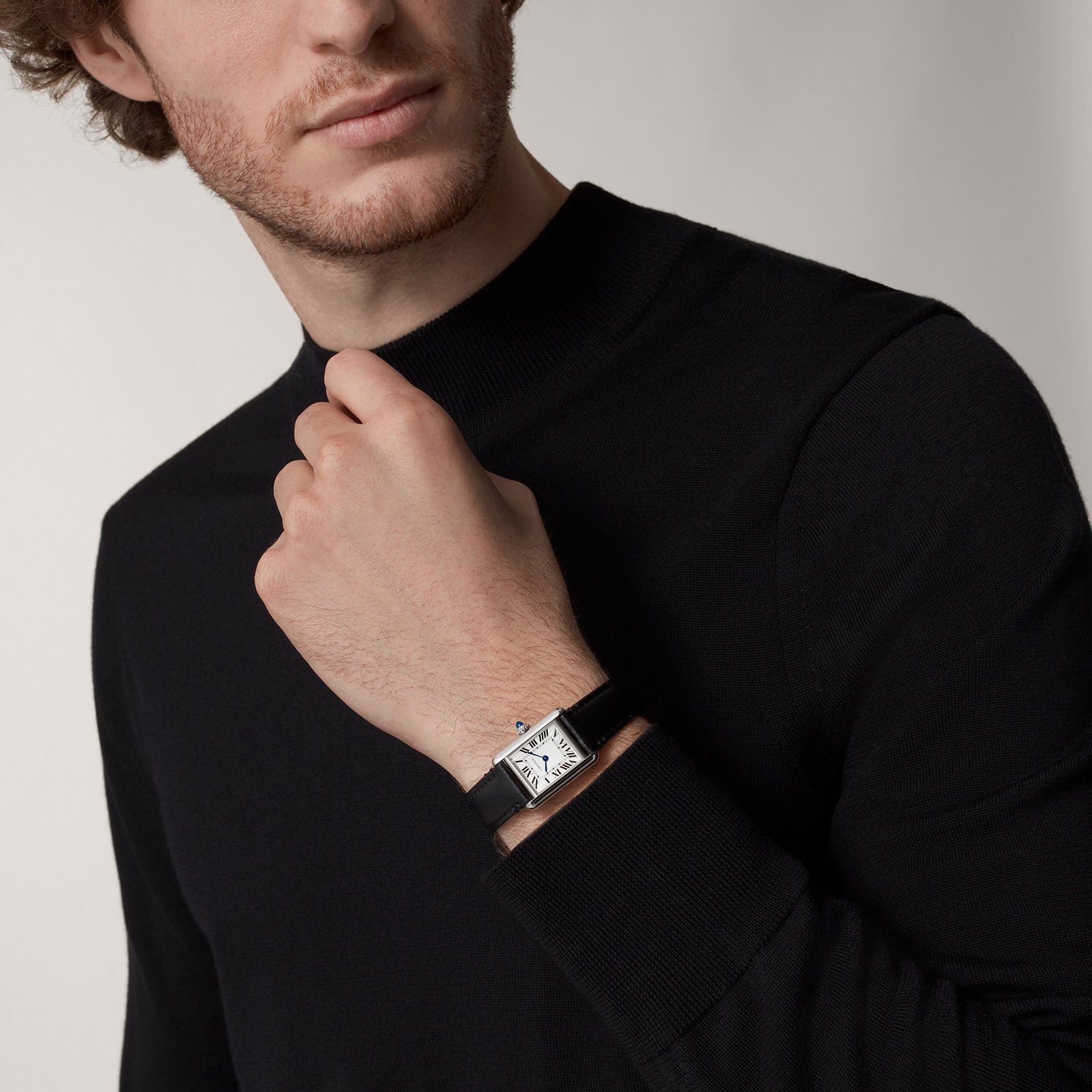 Cartier Tank Must Watch, Small Model, Photovoltaic Solarbeat™ Movement, Steel Case