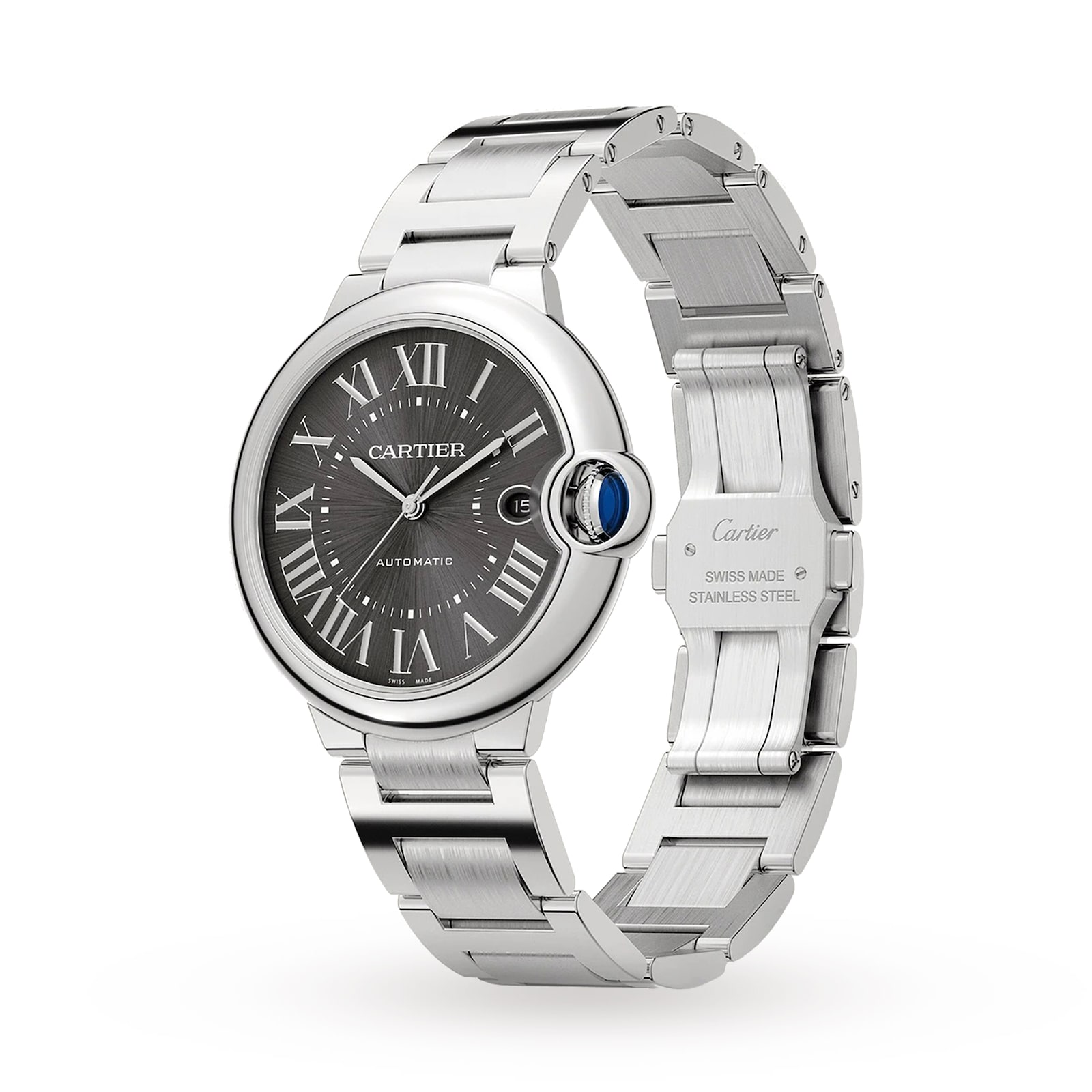 Cartier Ballon Bleu De Cartier Watch 40mm, Automatic Movement, Steel