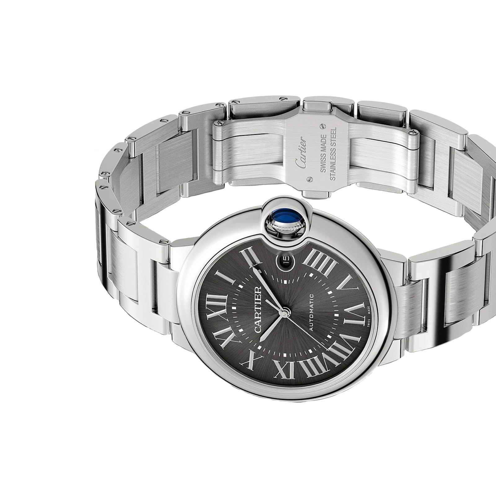Cartier Ballon Bleu De Cartier Watch 40mm, Automatic Movement, Steel