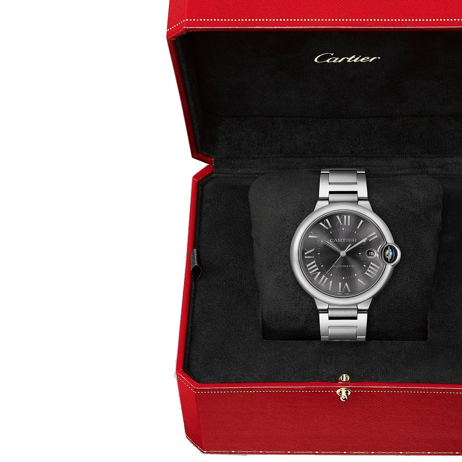 Cartier Ballon Bleu De Cartier Watch 40mm, Automatic Movement, Steel