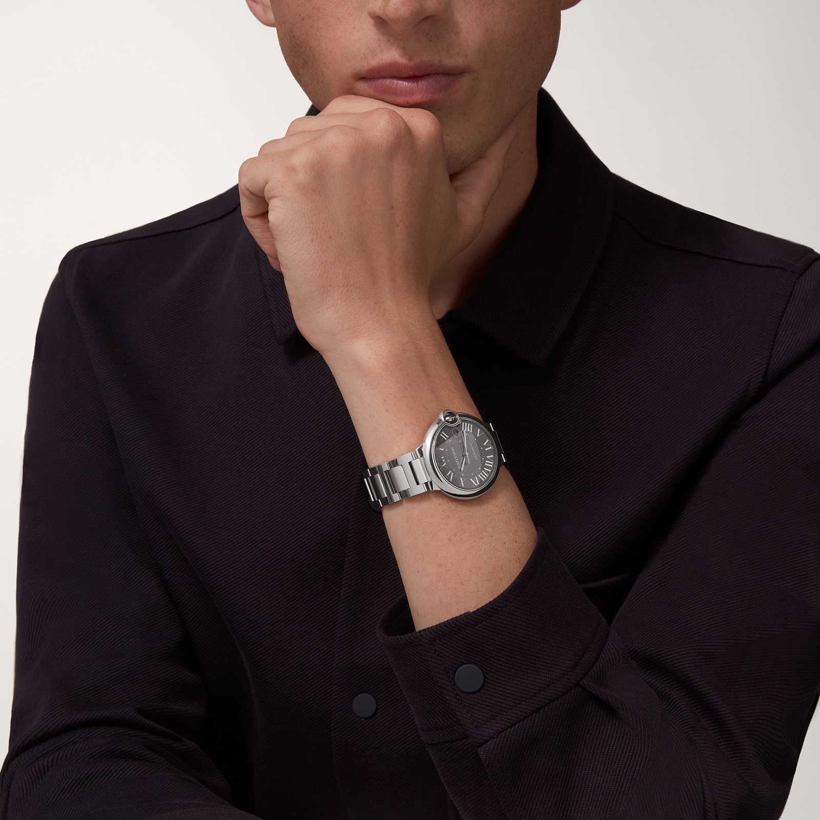 Cartier Ballon Bleu De Cartier Watch 40mm, Automatic Movement, Steel