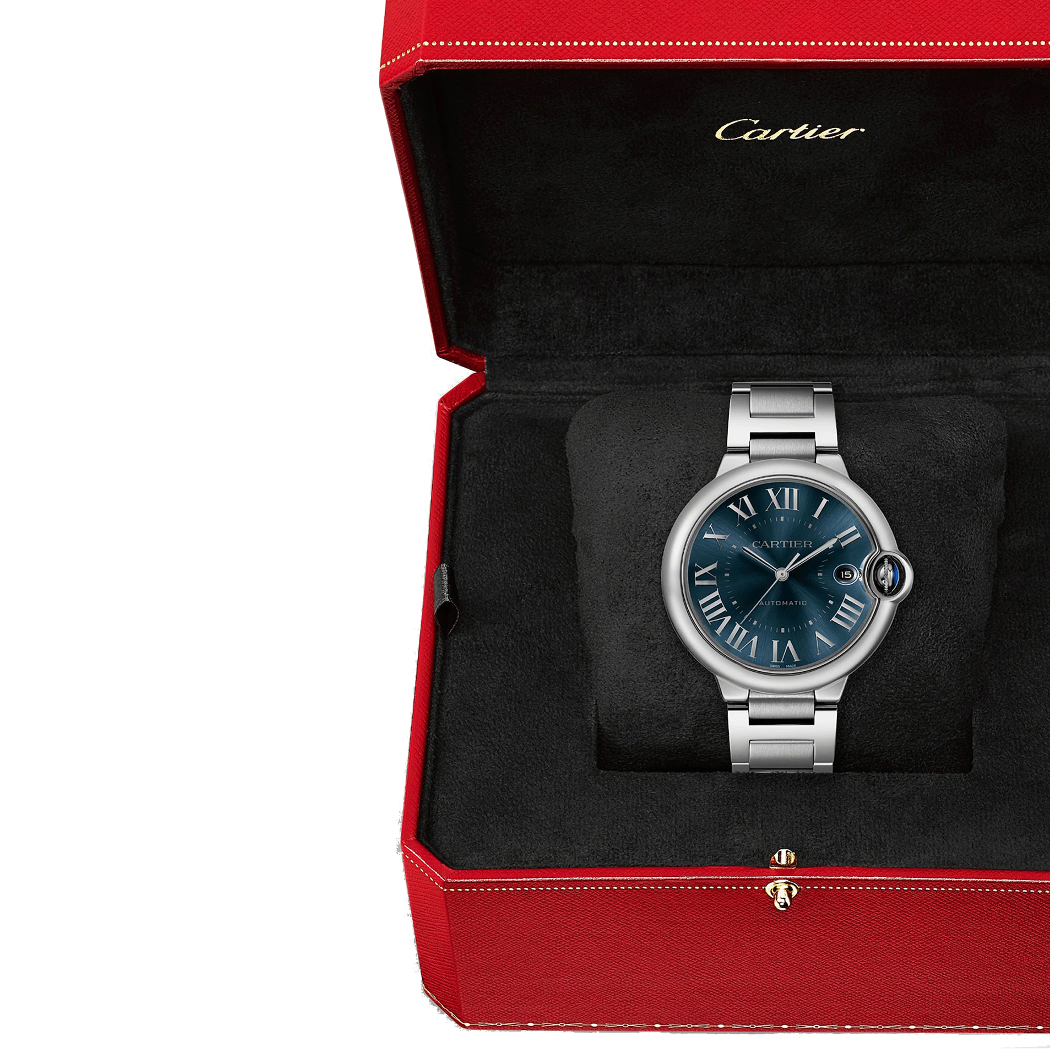 Cartier Ballon Bleu De Cartier Watch 40mm, Automatic Movement, Steel Cartier Ballon Bleu De Cartier Watch 40mm, Automatic Movement, Steel