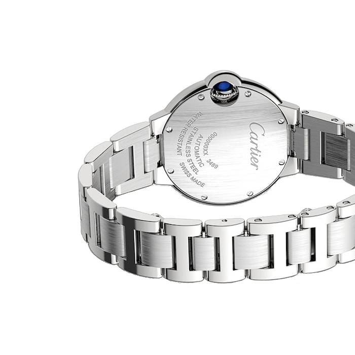 Cartier Ballon Bleu De Cartier Watch 33mm, Mechanical Movement With Automatic Winding, Steel