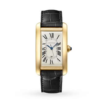 Cartier Tank Américaine Watch Large Model, Yellow Gold, Leather Cartier Tank Américaine Watch Large Model, Yellow Gold, Leather