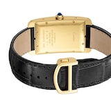 Cartier Tank Américaine Watch Large Model, Yellow Gold, Leather