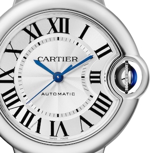 Cartier Ballon Bleu De Cartier Watch, 33mm, Mechanical Movement With Automatic Winding, Steel