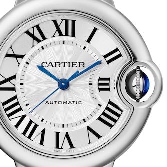 Cartier Ballon Bleu De Cartier Watch, 33mm, Mechanical Movement With Automatic Winding, Steel Cartier Ballon Bleu De Cartier Watch, 33mm, Mechanical Movement With Automatic Winding, Steel