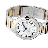 Cartier Ballon Bleu De Cartier Watch 42mm, Mechanical Movement With Automatic Winding, Yellow Gold, Steel