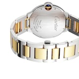 Cartier Ballon Bleu De Cartier Watch 42mm, Mechanical Movement With Automatic Winding, Yellow Gold, Steel