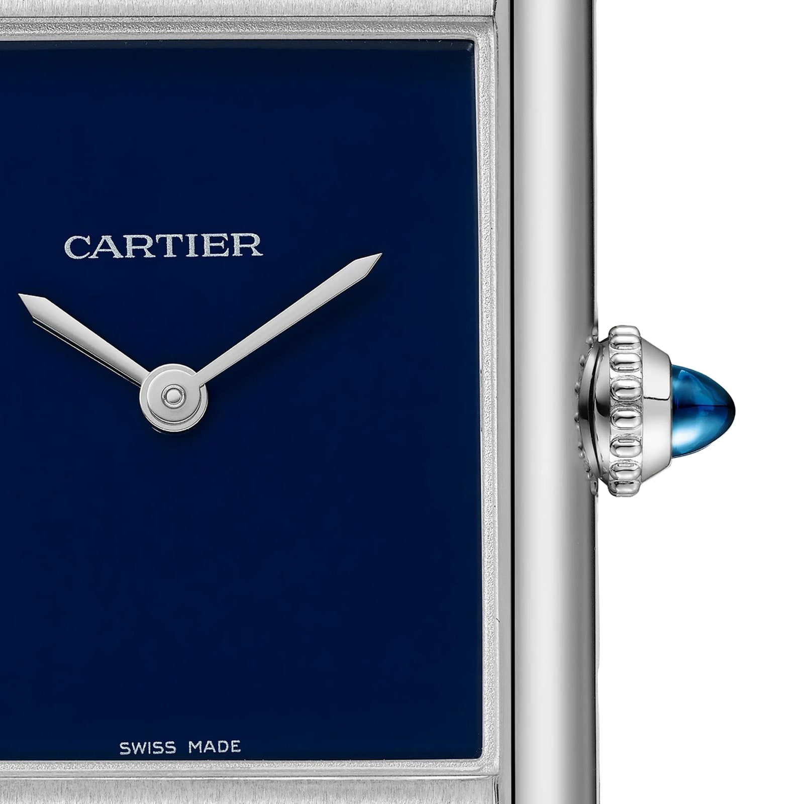 Cartier Tank Must Watch, Large Model, Quartz Movement, Steel Case