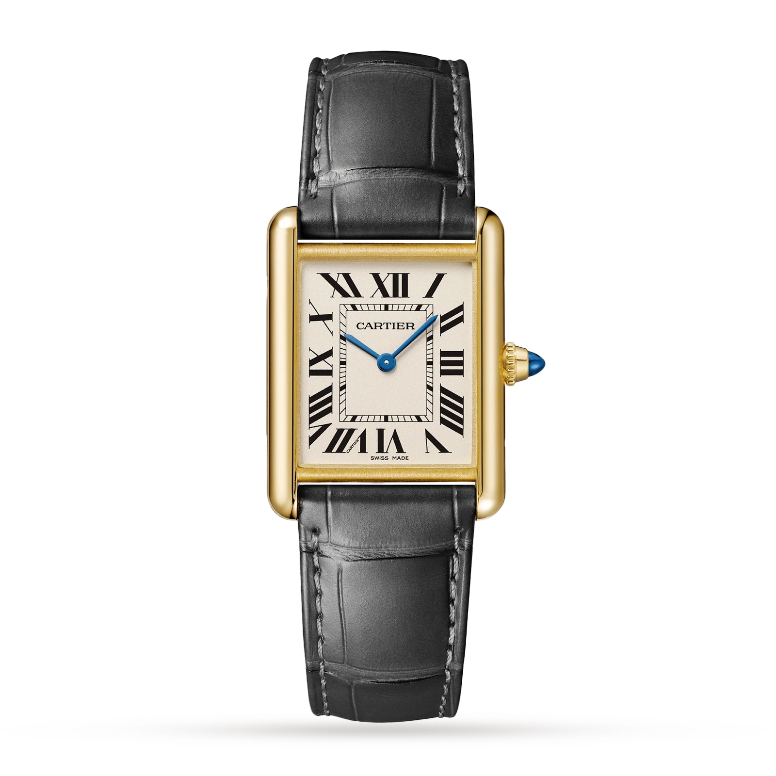 Cartier Tank Louis Cartier watch, large model, quartz movement. Case in  yellow gold WGTA0067 | Mayors
