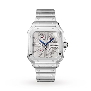Cartier Santos De Cartier Watch, Large Model, Hand-Wound Mechanical Movement, Steel