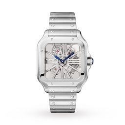 17311223 - Santos De Cartier Watch, Large Model, Hand-Wound Mechanical Movement, Steel