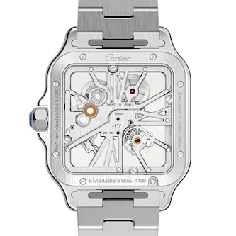 Cartier Santos De Cartier Watch, Large Model, Hand-Wound Mechanical Movement, Steel