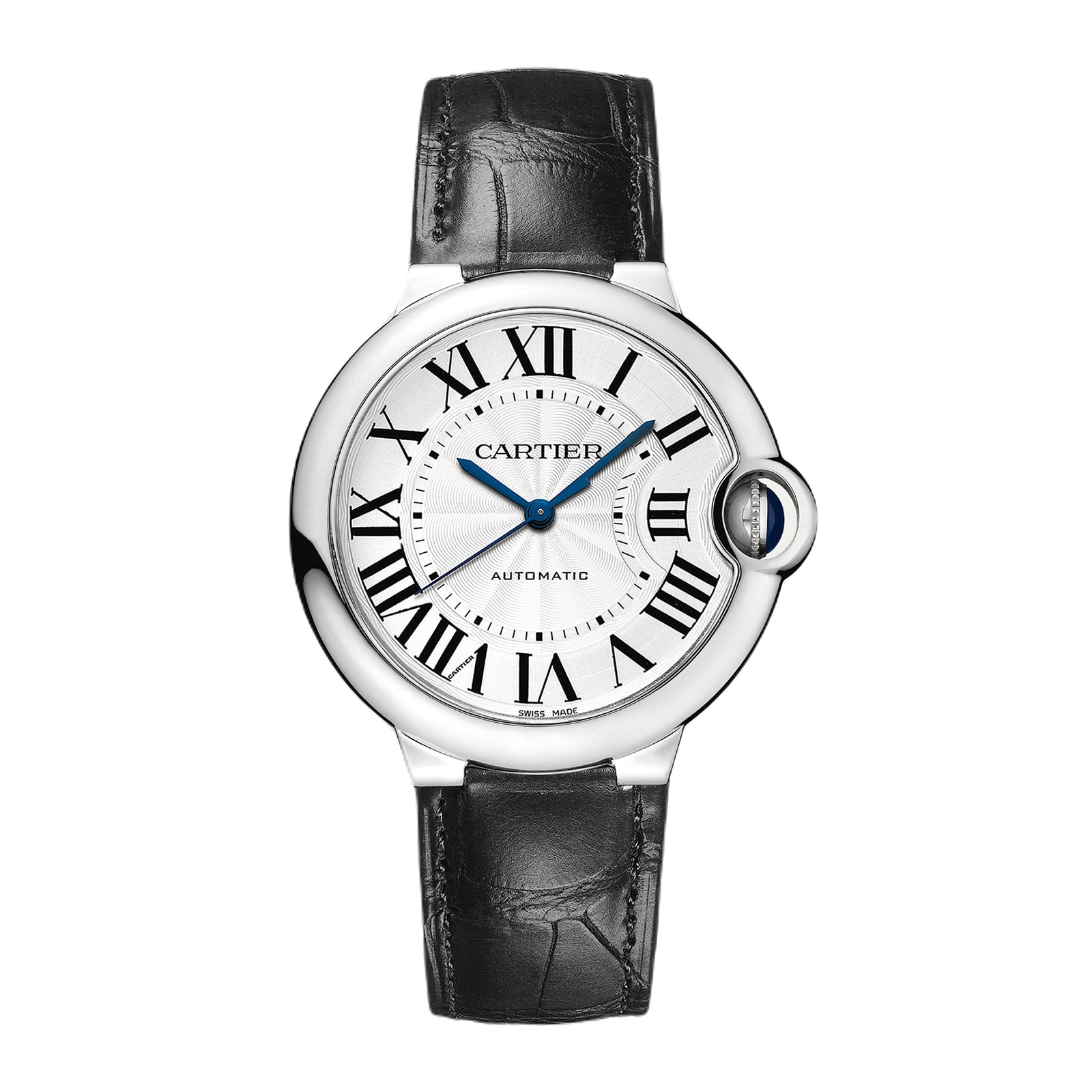 Cartier Ballon Bleu De Cartier Watch, 36mm, Mechanical Movement With Automatic Winding, Steel Cartier Ballon Bleu De Cartier Watch, 36mm, Mechanical Movement With Automatic Winding, Steel