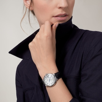 Cartier Ballon Bleu De Cartier Watch, 36mm, Mechanical Movement With Automatic Winding, Steel