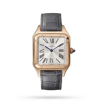 Cartier Santos-Dumont Watch Large Model, Quartz Movement, Rose Gold, Leather Cartier Santos-Dumont Watch Large Model, Quartz Movement, Rose Gold, Leather