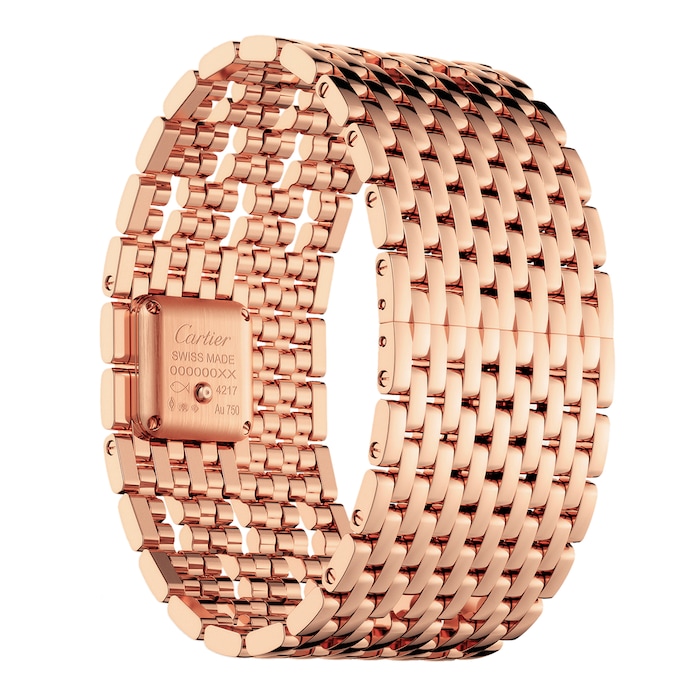 Cartier Panthère De Cartier Cuff Watch, Quartz Movement, Rose Gold, Diamonds.