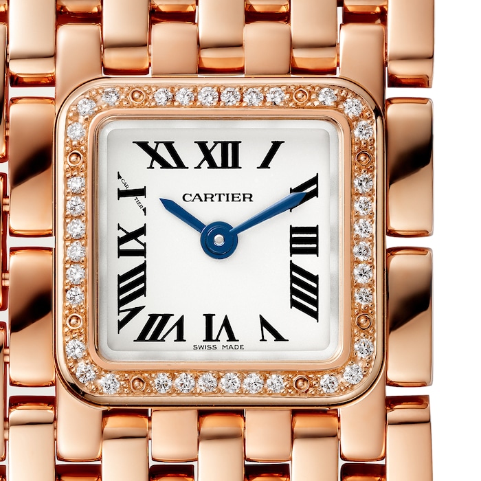 Cartier Panthère De Cartier Cuff Watch, Quartz Movement, Rose Gold, Diamonds.