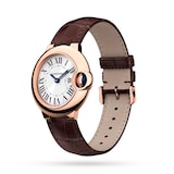 Cartier Ballon Bleu De Cartier Watch 28mm, Quartz Movement, Rose Gold, Leather