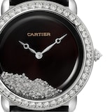 Cartier Révélation D'une Panthère Watch 37mm, Rhodiumized White Gold, Diamonds, Leather