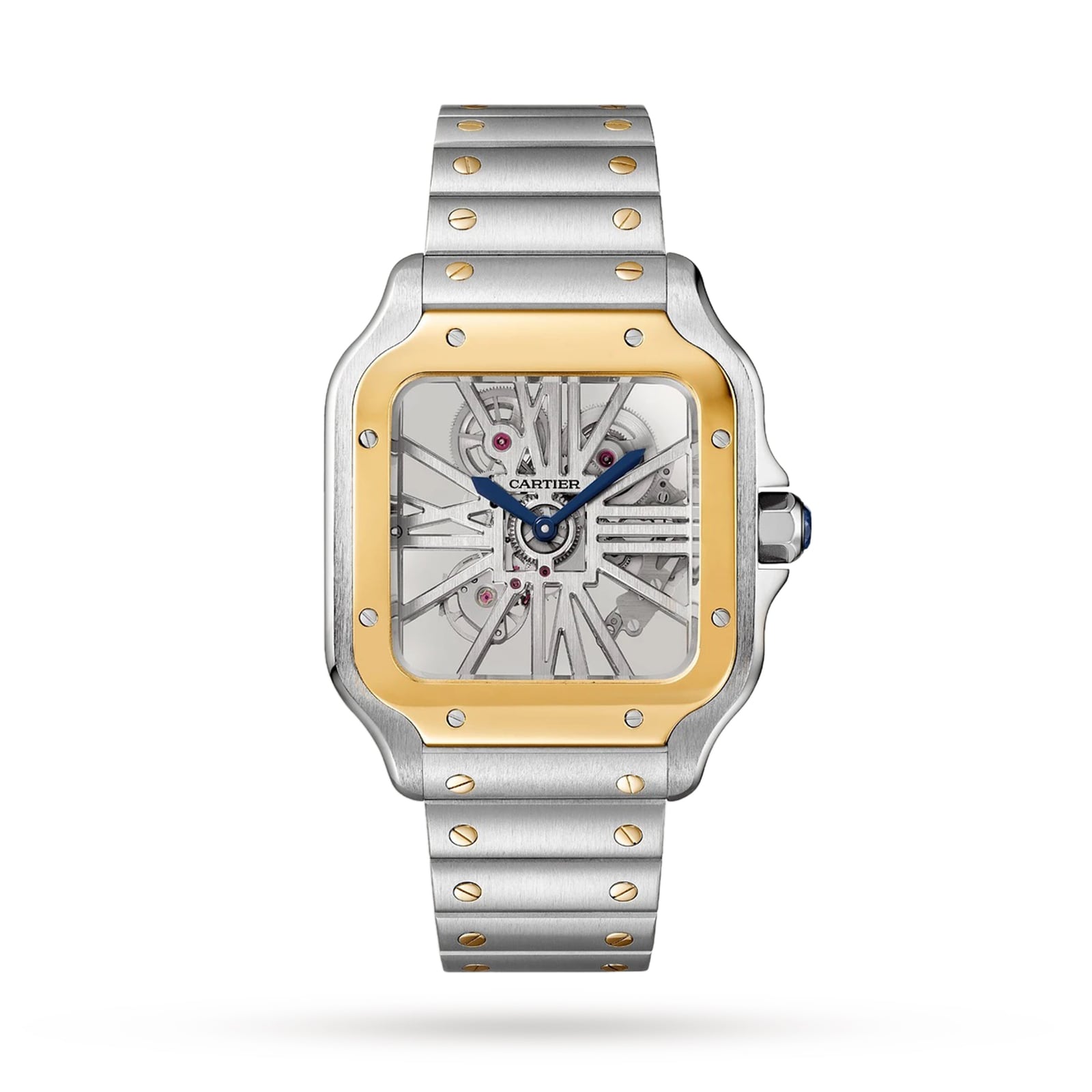 Cartier Santos De Cartier Watch, Large Model, Manual Winding, Steel ...