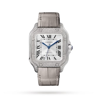 Cartier Santos De Cartier Watch, Medium Model, Mechanical Movement With Automatic Winding