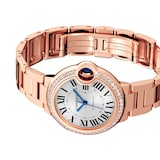 Cartier Ballon Bleu De Cartier Watch 33mm, Mechanical Movement With Automatic Winding, Rose Gold, Diamonds