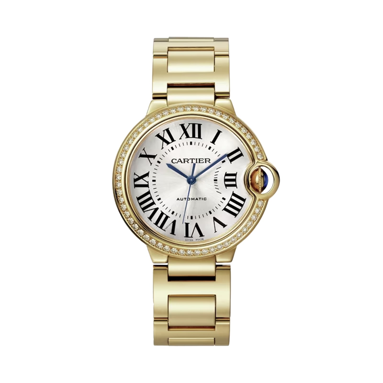 Cartier Ballon Bleu De Cartier Watch 36mm Automatic Yellow Gold WJBB0070 Watches Of Switzerland US