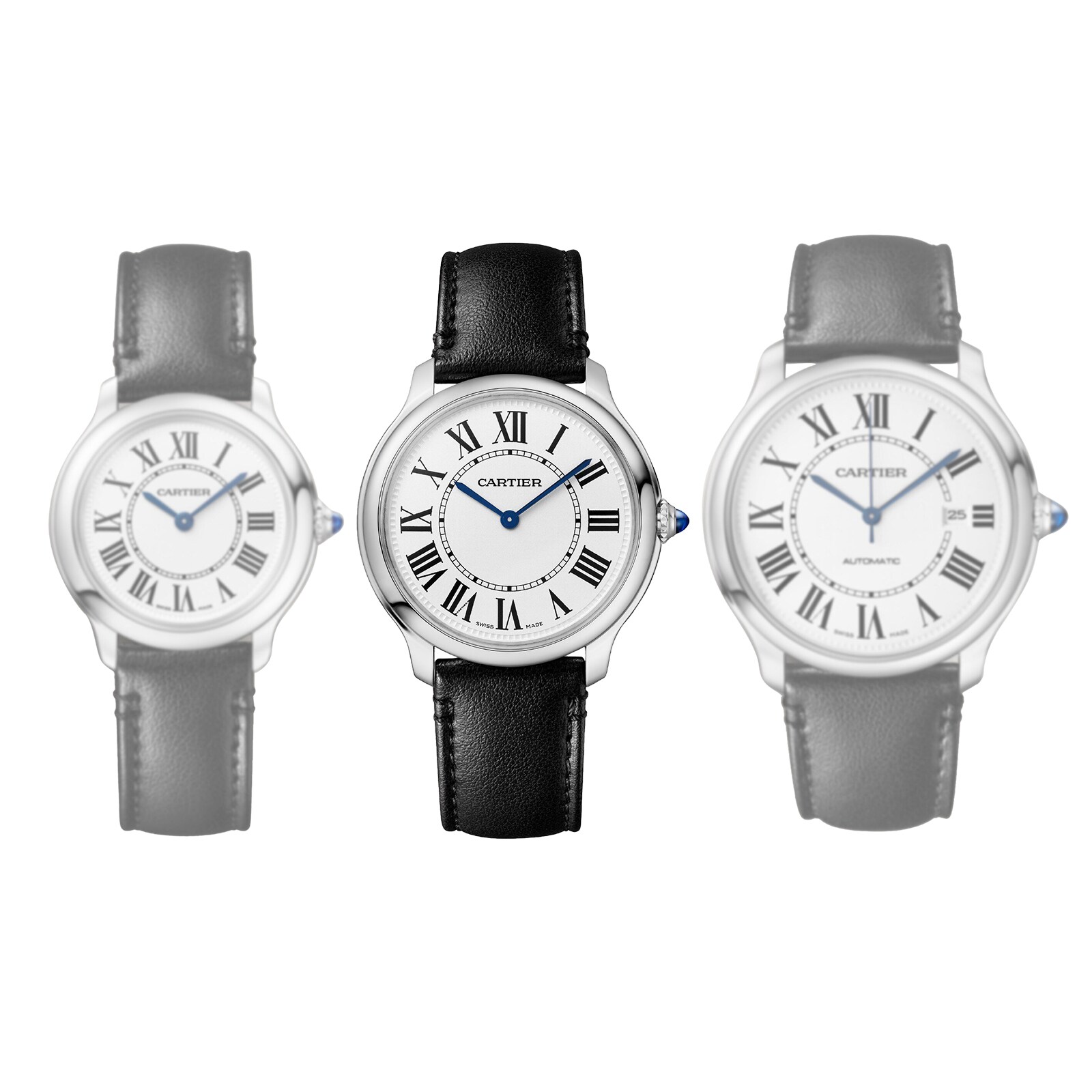 Ronde Must De Cartier Watch, 36mm, High Autonomy Quartz Movement (approx. 8  Years), Steel