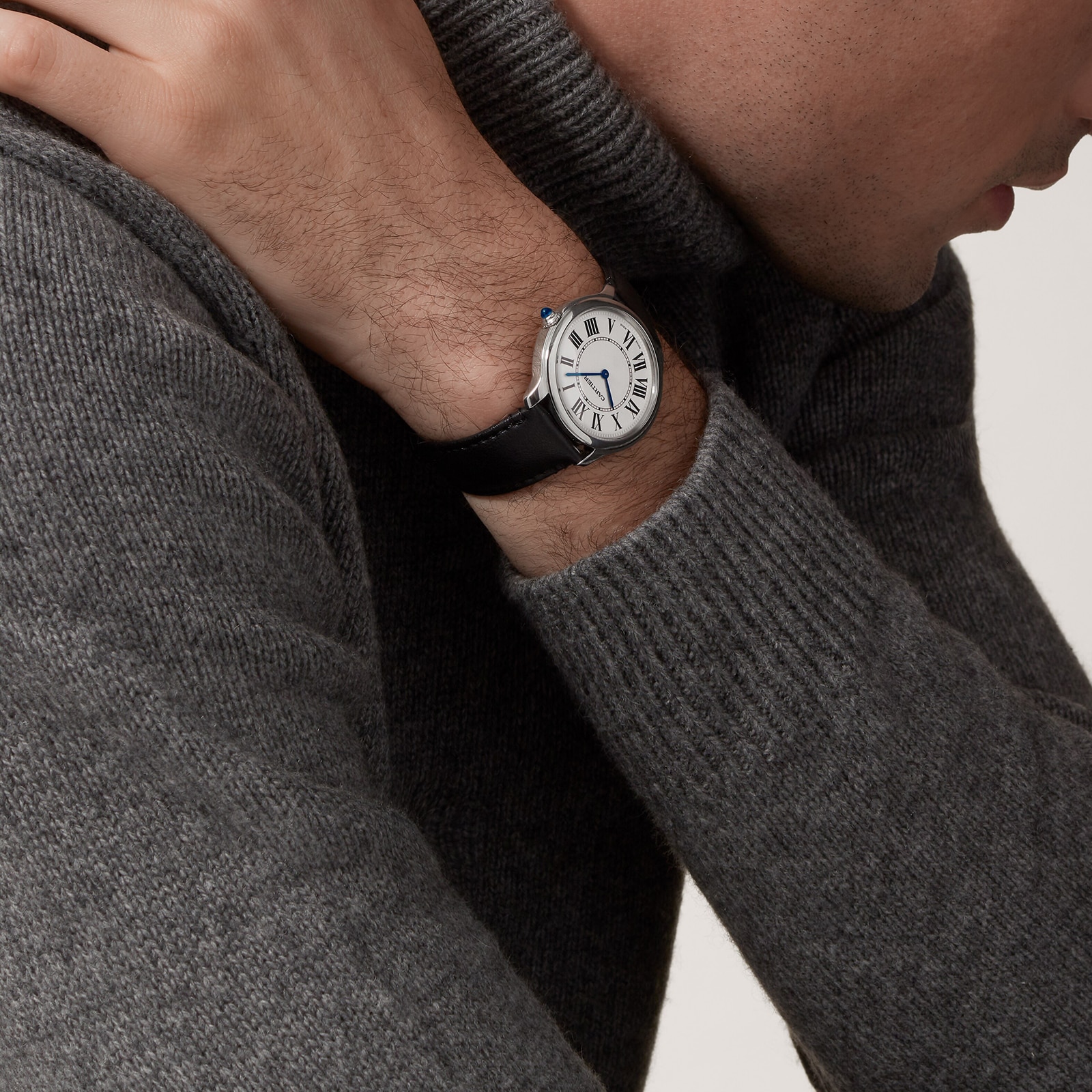 Ronde Must De Cartier Watch, 36mm, High Autonomy Quartz Movement (approx. 8  Years), Steel