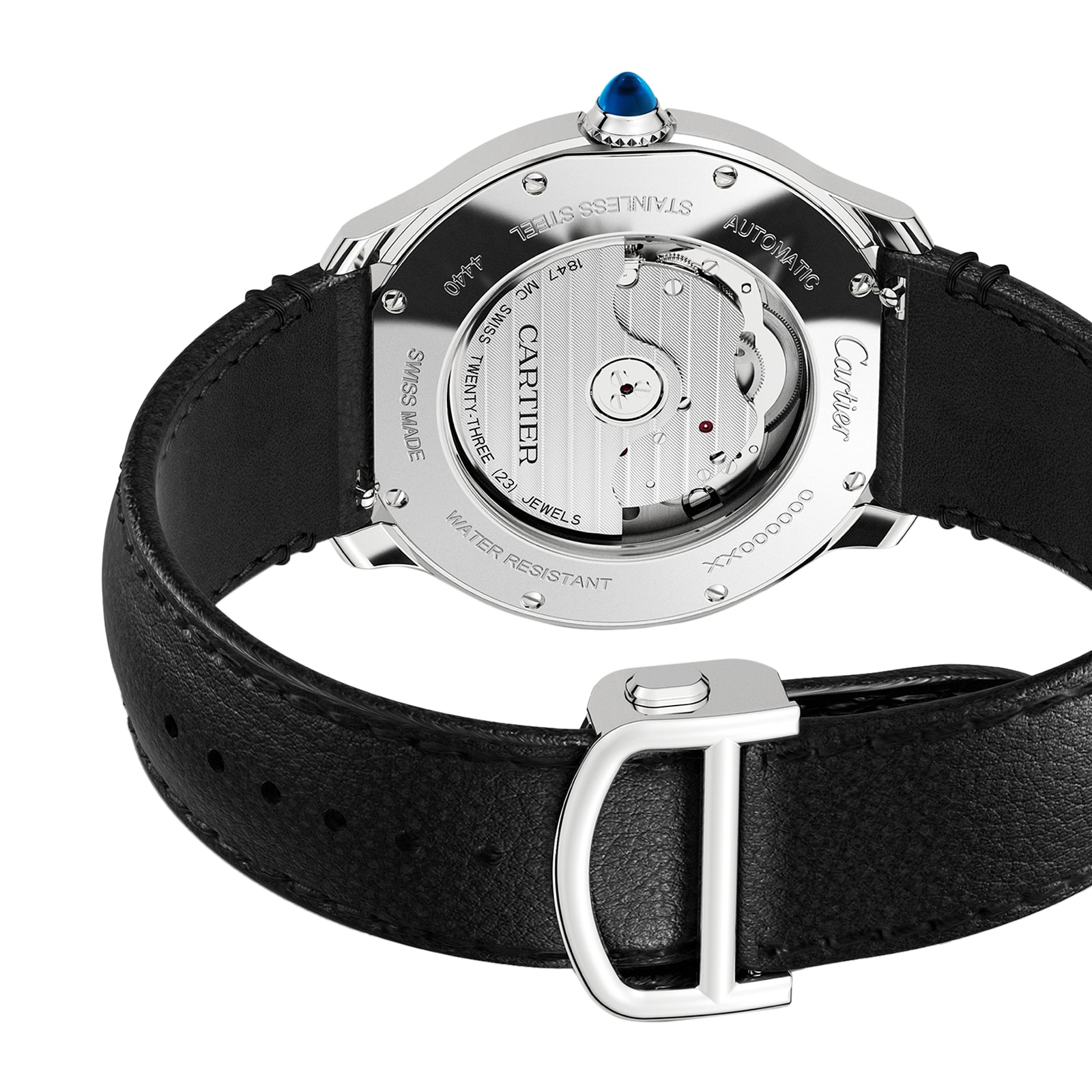 Cartier Ronde Must De Cartier Watch, 40mm, Mechanical Movement With Automatic Winding, Steel